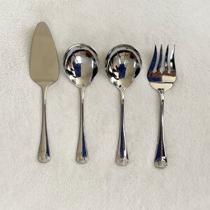 Vintage Towle Georgian House 18/8 Stainless Serving Utensils – Set Shell Pattern